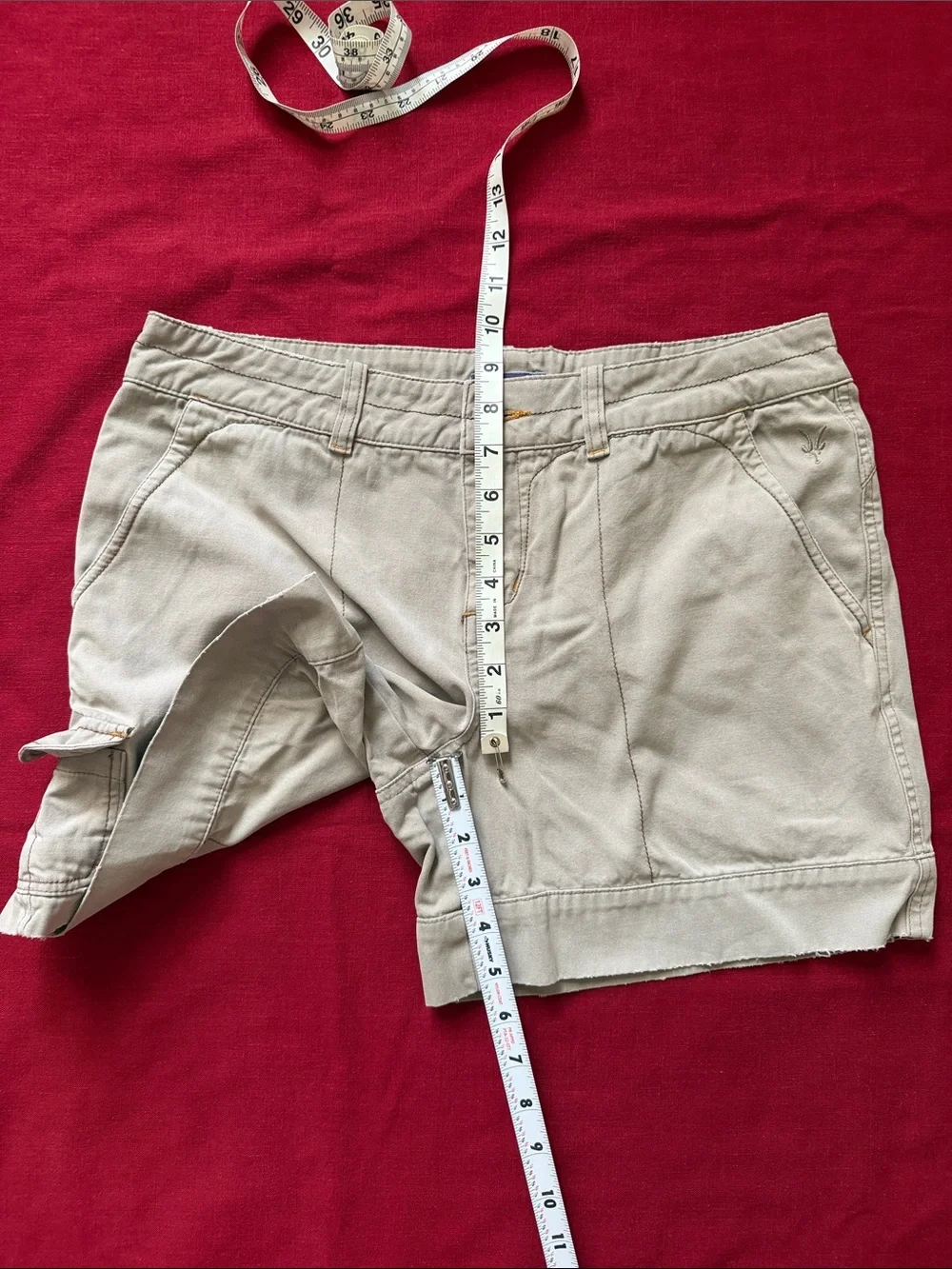 Ibex Sz 8 Organic Cotton Khaki Shorts